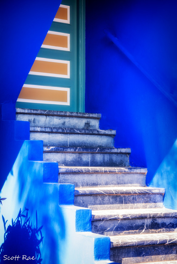 Marrakech-Blue-Stairs 
 Keywords: morocco africa world abstract blue