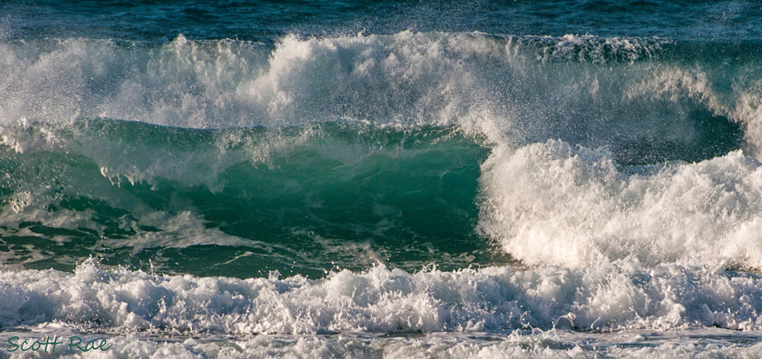 St Ives Surf 
 Keywords: UK spring england cornwall SW sea coast water abstract