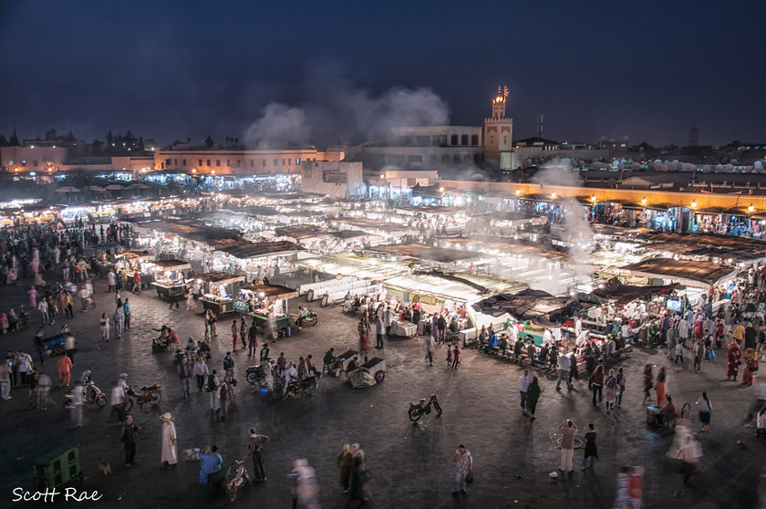 Marrakech-Night-Market 
 Keywords: morocco africa world people night city street
