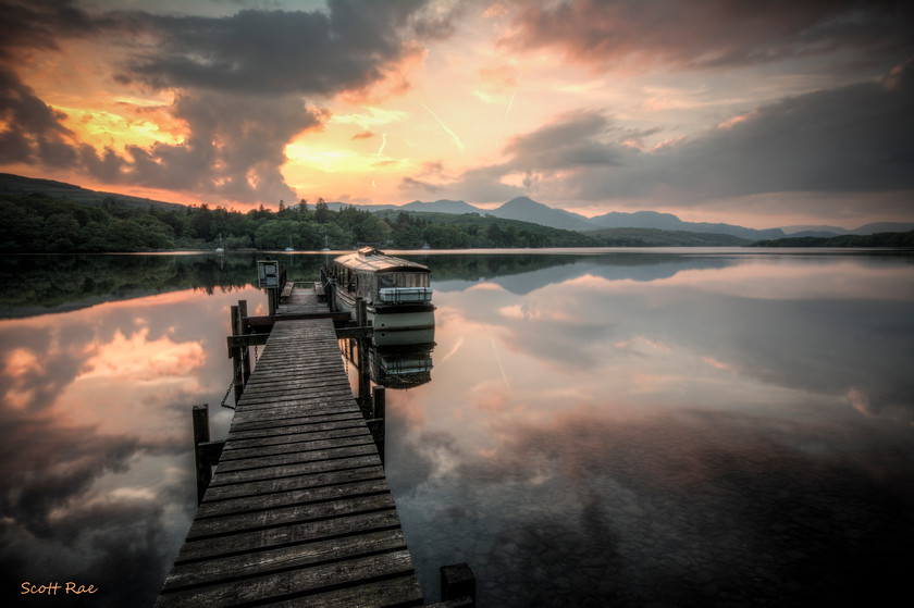 Coniston-Sunset-HDR 
 Keywords: lake uk transport nw england water sunset summer mountains gallery hdr
