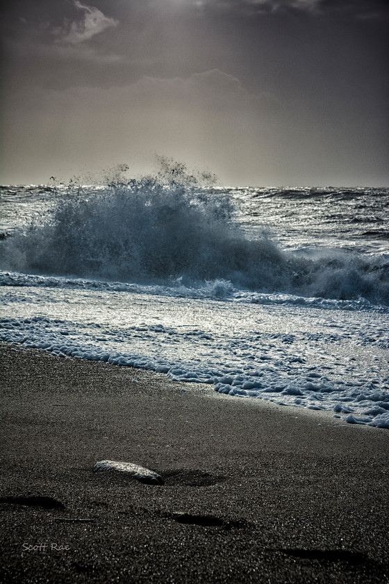 Burton Bradstock Wave 
 Keywords: dorset uk sw water sea coast abstract winter